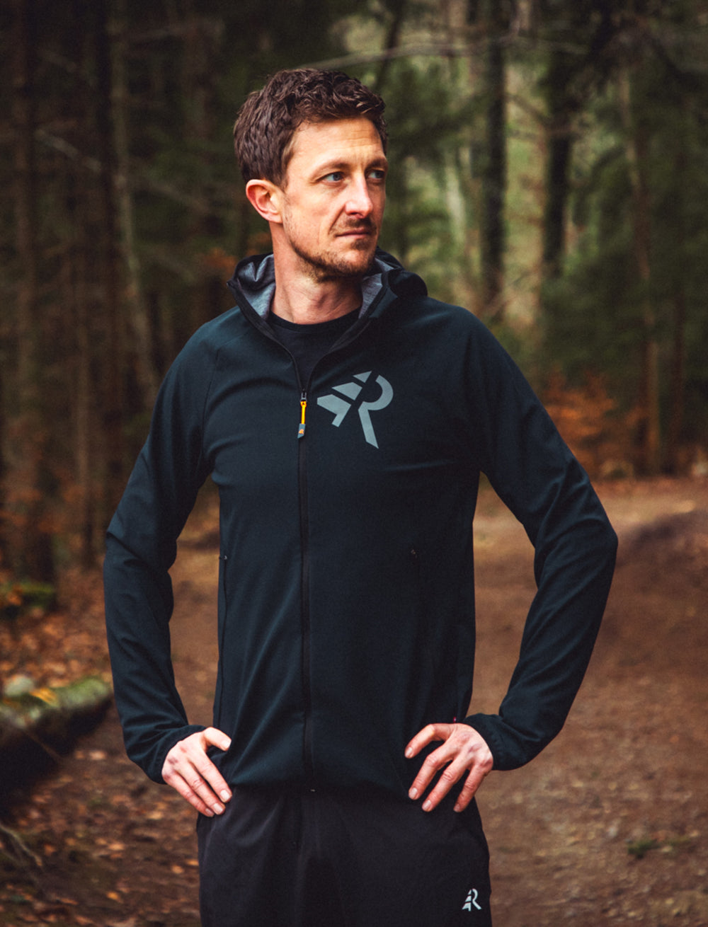 Softshell-Jacke Dent Blanche Merino mit Kapuze - H