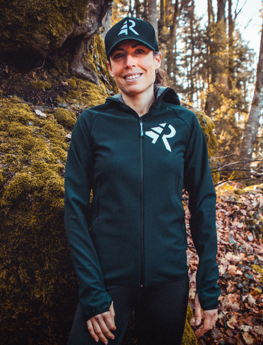 Softshell-Jacke Dent Blanche Merino mit Kapuze - F