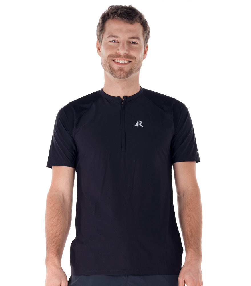 T-Shirt Aletsch Racing Pro Demi Zip - H