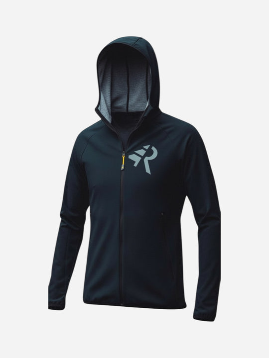 Softshell-Jacke Dent Blanche Merino mit Kapuze - H