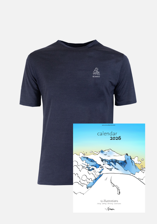 T-Shirt Mountain Art - H