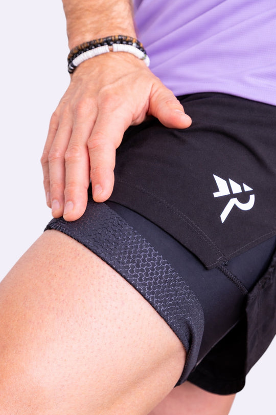 2-in-1-Shorts „Piz Bernina“ – H