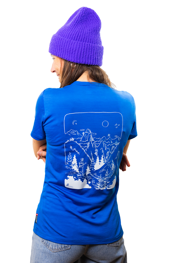 T-Shirt Mountain Art - F