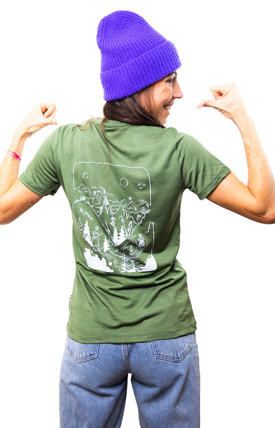 T-Shirt Mountain Art - F