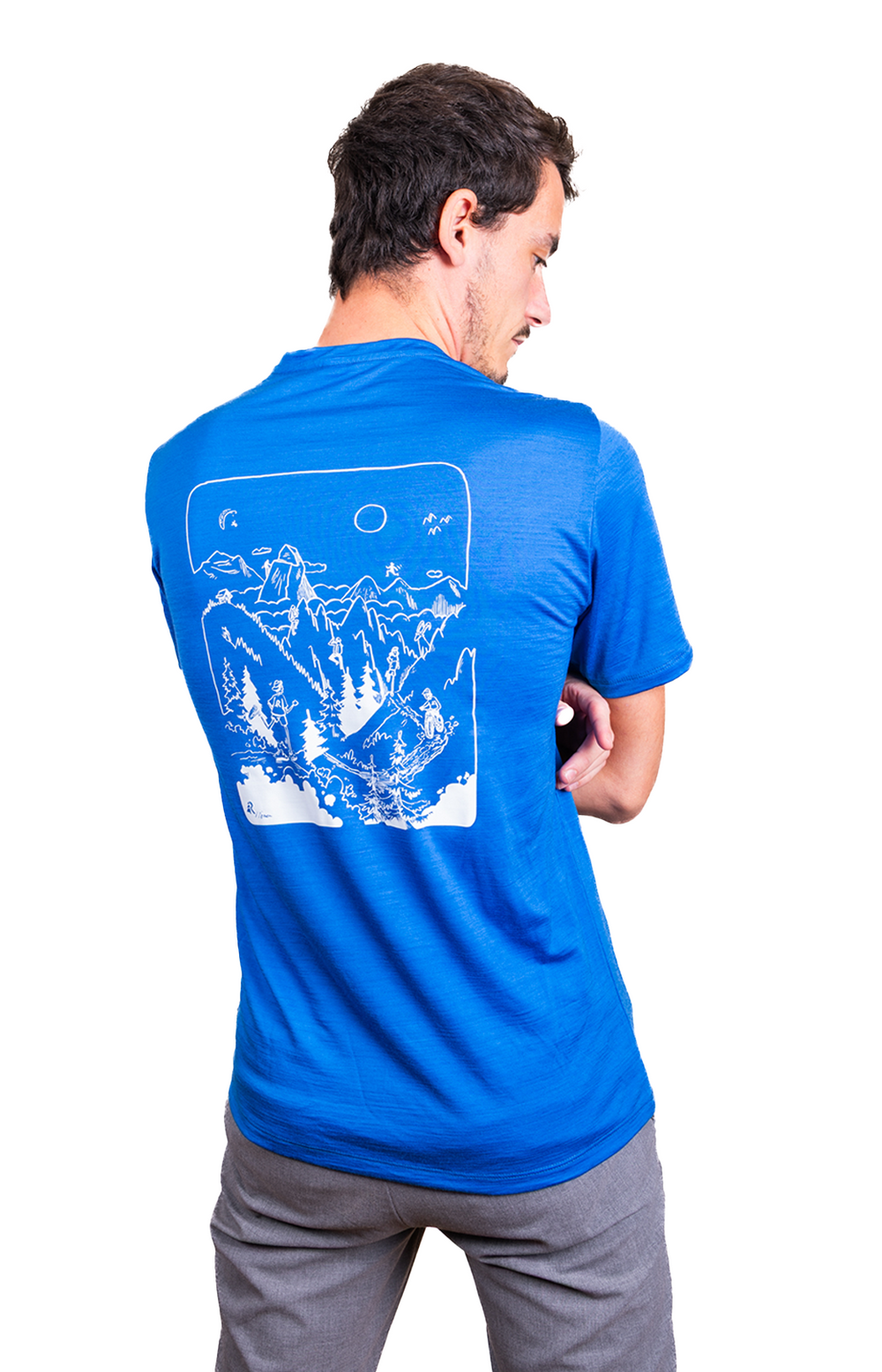 T-Shirt Mountain Art - H