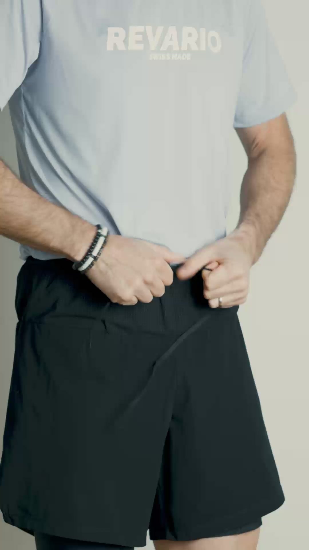 2-in-1-Shorts „Piz Bernina“ – H